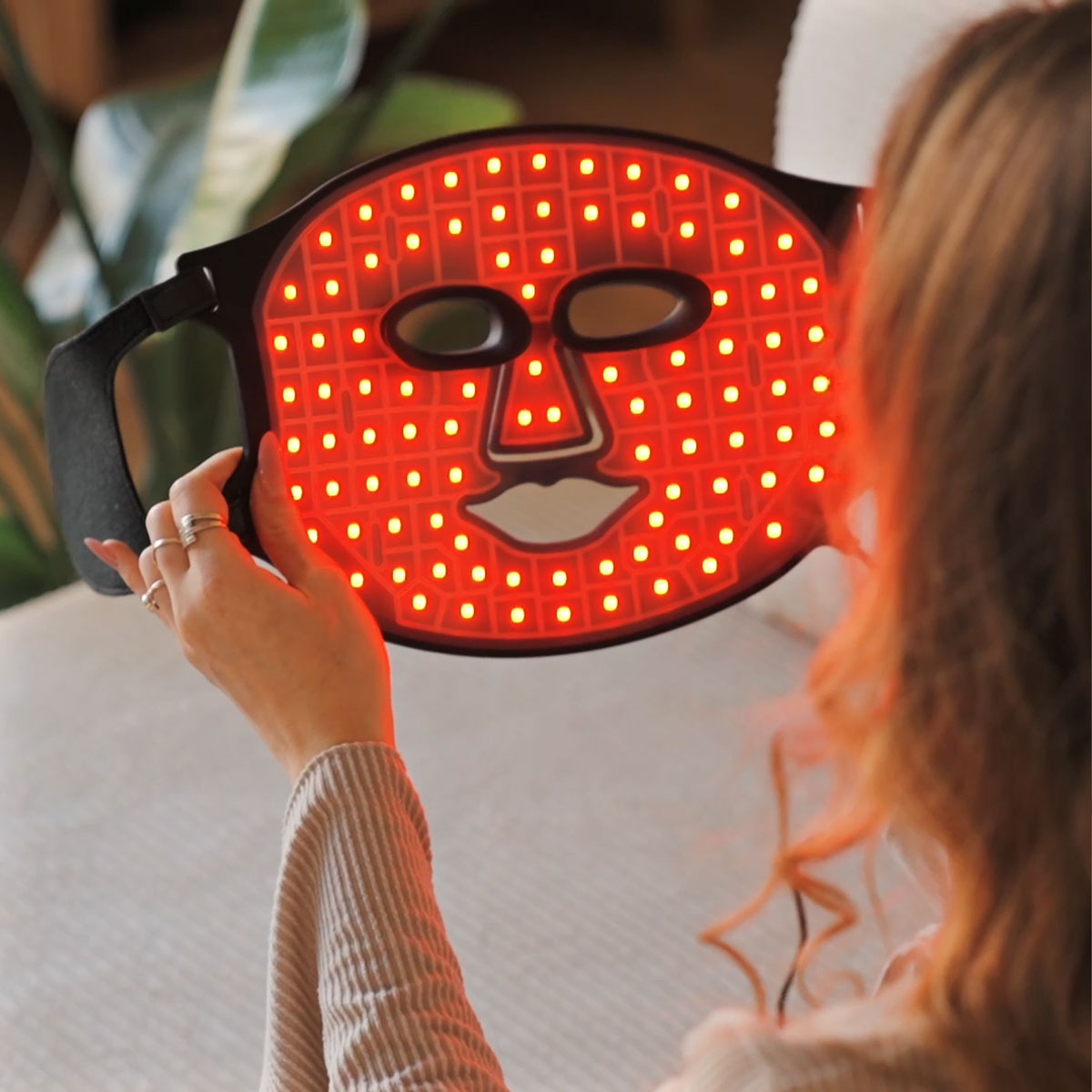 MediWave LED maska na obličej — 4 barvy světla — náhled 3